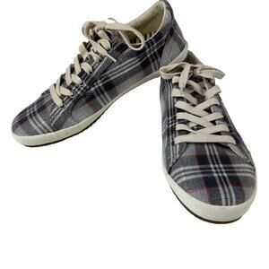 Taos Star Gray Plaid Shoe Women’s Size 9.5 NWT